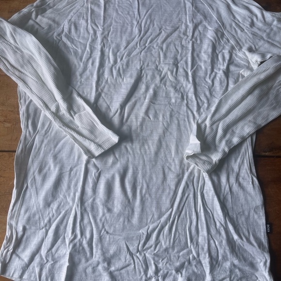 HUGO Boss beige long sleeve shirt size medium - Picture 2 of 7